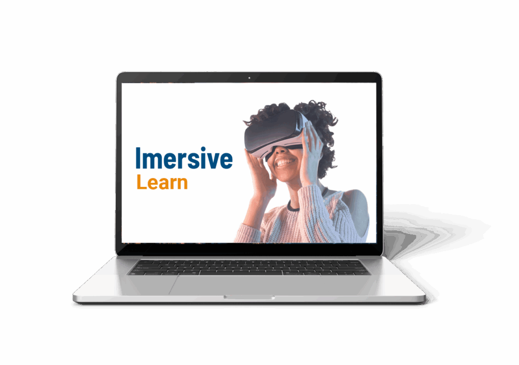 Immersive Learn — mockup